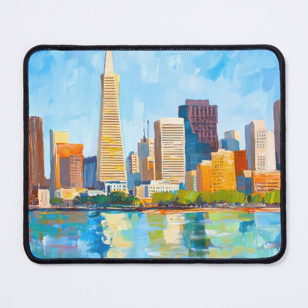 Item preview, San Francisco Skyline – Pacific Glow designed and sold by SkylineVistas Designs.