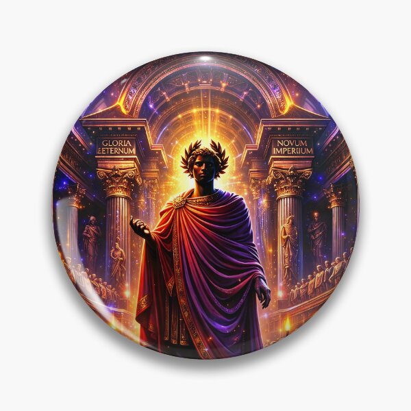 Item preview, Gaius Julius Caesar – Futuristic Emperor Art designed and sold by EASNFTCOL.