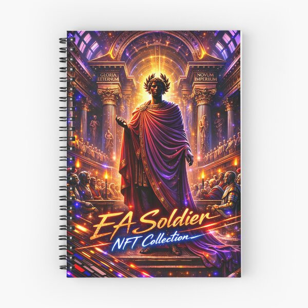 Item preview, Gaius Julius Caesar – Futuristic Emperor Art designed and sold by EASNFTCOL.