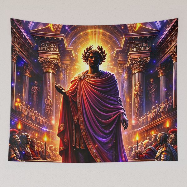 Item preview, Gaius Julius Caesar – Futuristic Emperor Art designed and sold by EASNFTCOL.
