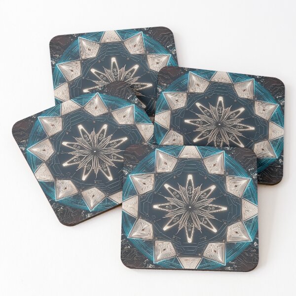 Item preview, Optic Bloom: Electric Octagram designed and sold by mxztar.