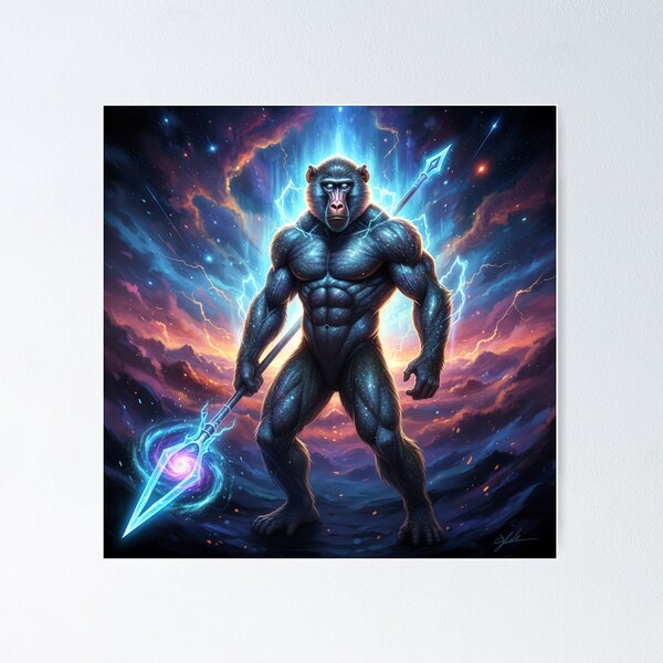 Item preview, Cosmic Baboon - Orion designed and sold by Cosmic Zoo.