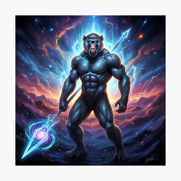 Item preview, Cosmic Baboon - Orion designed and sold by Cosmic Zoo.