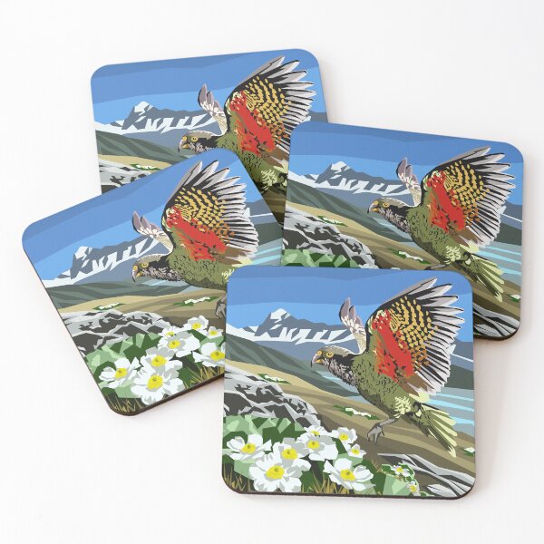 Item preview, Kea parrot Aotearoa New Zealand designed and sold by Ira Mitchell.