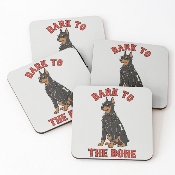 Item preview, Bark To The Bone - Biker Doberman designed and sold by DigitalGlade.