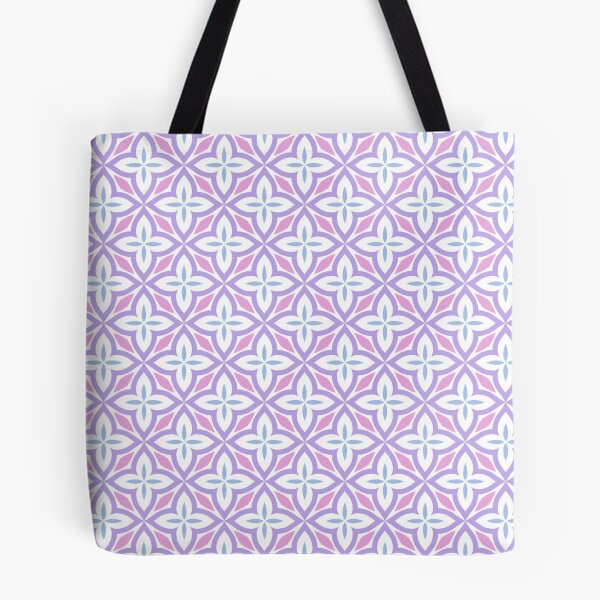Item preview, Petal Lattice Pastel Geometric Floral Pattern designed and sold by Light and Line Design.