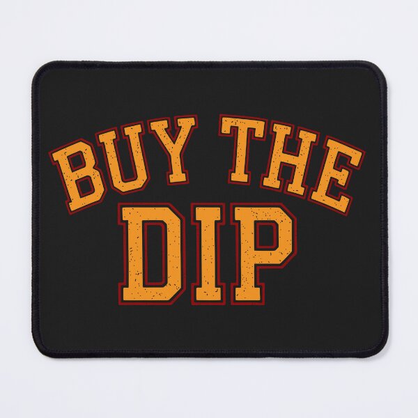 Item preview, Buy The Dip Varsity - Crypto Trading Art designed and sold by cabana.space.