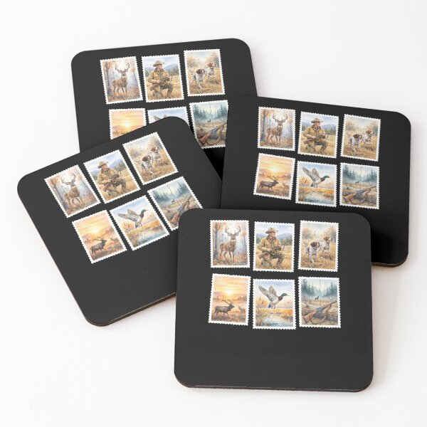 Item preview, Vintage Hunting Season Stamp designed and sold by krystalRomanart.