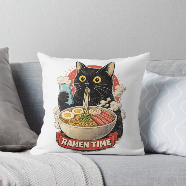 Item preview, Ramen Time Cat designed and sold by Animagain.