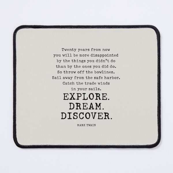 Item preview, Twenty years from now you will be more disappointed by the things  designed and sold by corbrand.