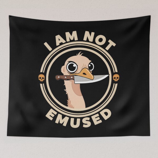 Item preview, I Am Not Emused designed and sold by evokerys.