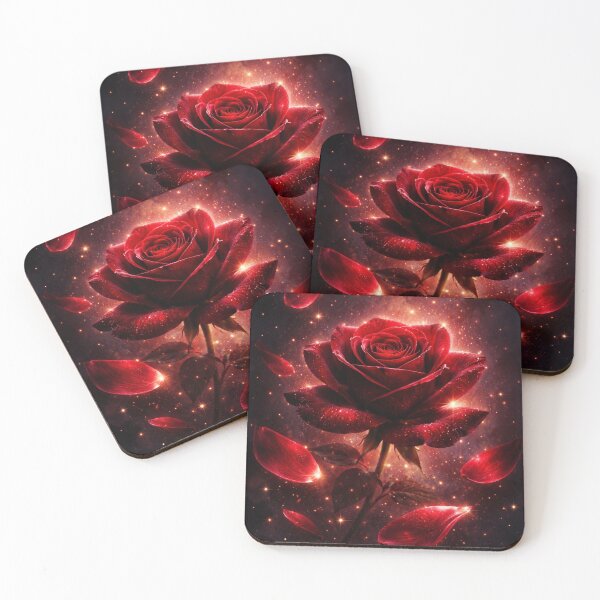 Item preview, Red Rose Aesthetic Romantic Floral Design designed and sold by MKVisions.