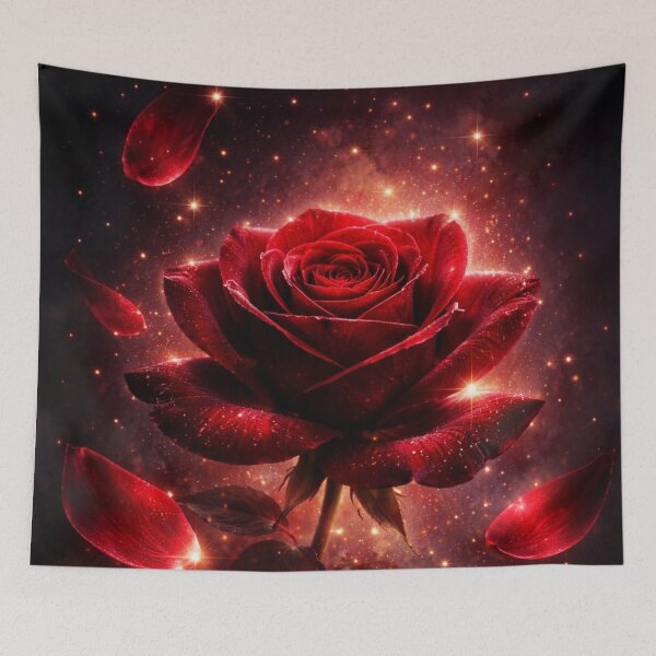 Item preview, Red Rose Aesthetic Romantic Floral Design designed and sold by MKVisions.
