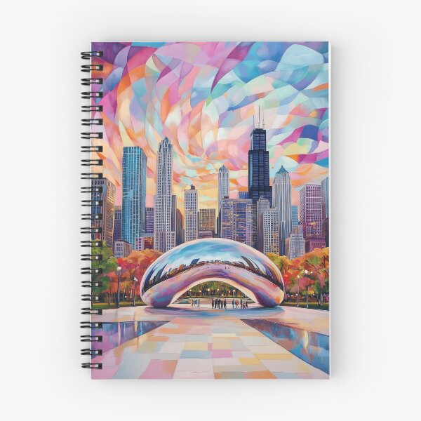 Item preview, Chicago Mosaic Impressions – Cloud Gate Skyline designed and sold by SkylineVistas Designs.