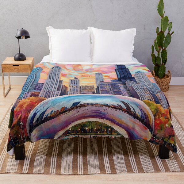 Item preview, Chicago Mosaic Impressions – Cloud Gate Skyline designed and sold by SkylineVistas Designs.