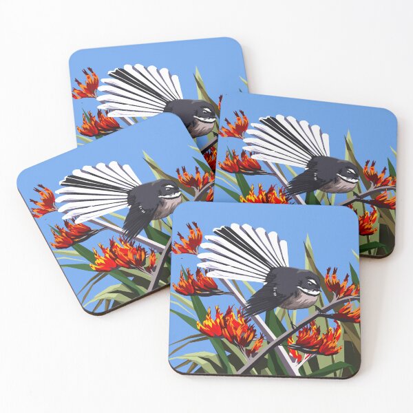 Item preview, Pīwakawaka Fantail bird Aotearoa New Zealand designed and sold by Ira Mitchell.