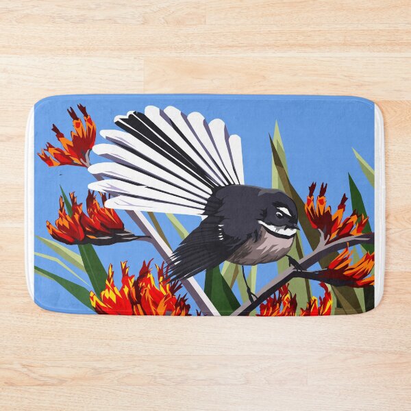 Item preview, Pīwakawaka Fantail bird Aotearoa New Zealand designed and sold by Art by Ira.
