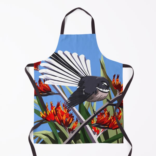 Item preview, Pīwakawaka Fantail bird Aotearoa New Zealand designed and sold by Art by Ira.