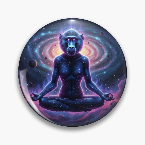 Item preview, Cosmic Baboon - Stella designed and sold by Cosmic Zoo.
