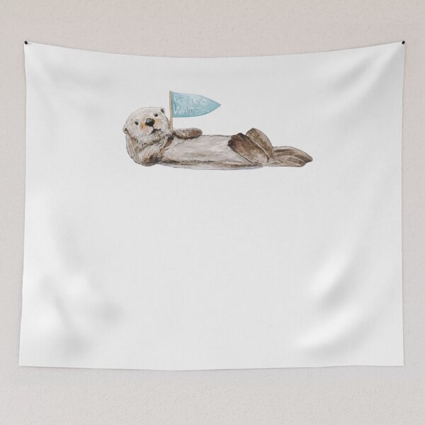 Item preview, Otter Drink Water Reminder designed and sold by krystalRomanart.