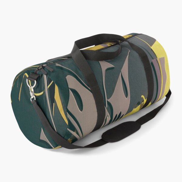 Item preview, The Lure- Yellow and Gray Modern Abstract  designed and sold by adel8ide.