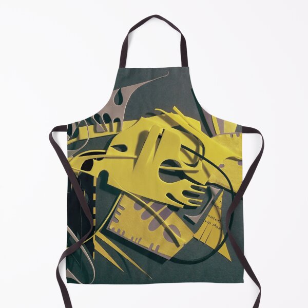 Item preview, The Lure- Yellow and Gray Modern Abstract designed and sold by adel8ide.