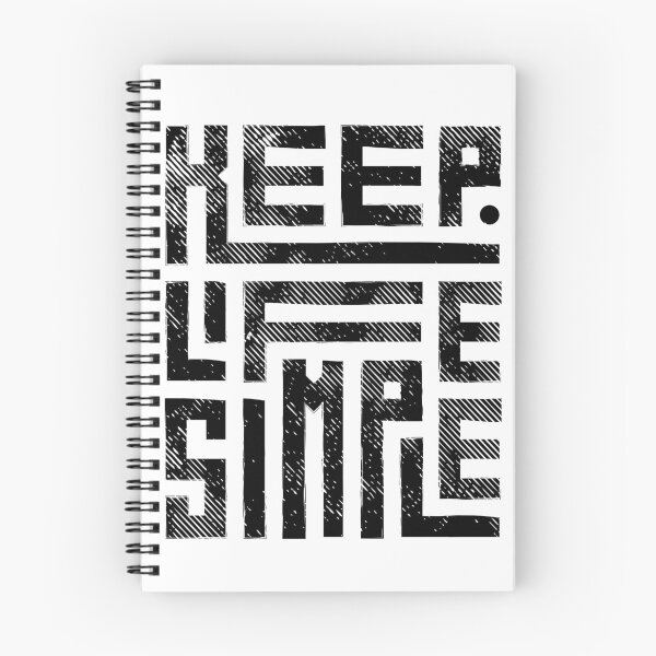Item preview, Keep Life Simple Maze - Paradox Typography Puzzle designed and sold by LouDSarG.