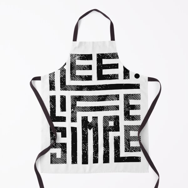 Item preview, Keep Life Simple Maze - Paradox Typography Puzzle designed and sold by LouDSarG.