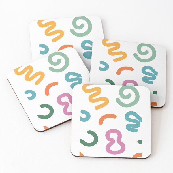 Item preview, Colorful Abstract Shapes Pattern designed and sold by B-Space.