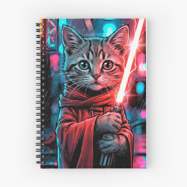 Item preview, Sith Cat with Red Saber in Cyberpunk City designed and sold by Mistermike248.