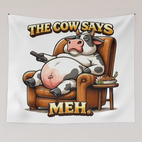 Item preview, Lazy Cow designed and sold by Cats and Other Things.