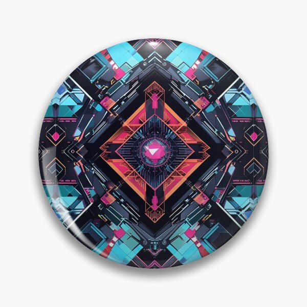 Item preview, Synthwave Cipher: Neon Labyrinth Protocol designed and sold by mxztar.