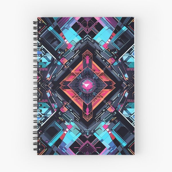 Item preview, Synthwave Cipher: Neon Labyrinth Protocol designed and sold by mxztar.