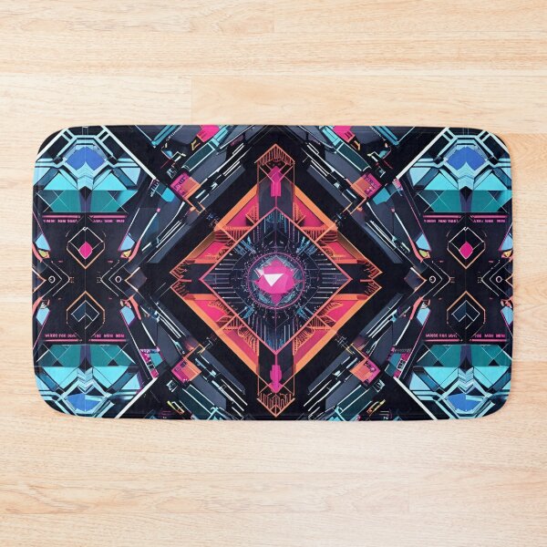 Item preview, Synthwave Cipher: Neon Labyrinth Protocol designed and sold by mxztar.