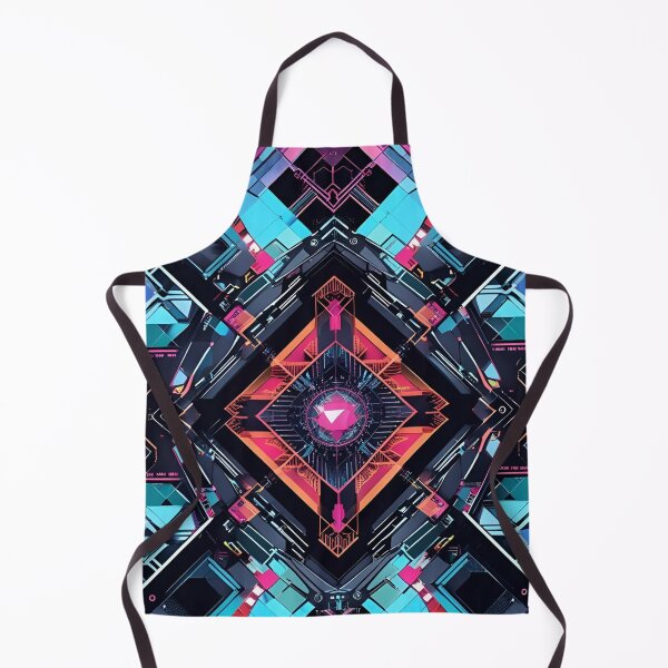 Item preview, Synthwave Cipher: Neon Labyrinth Protocol designed and sold by mxztar.
