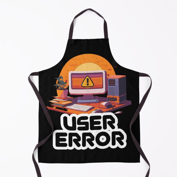 Item preview, User Error – Funny Computer Warning Tech Support Graphic for IT Professionals, Programmers, Coders & Gamers designed and sold by GFamilyC.