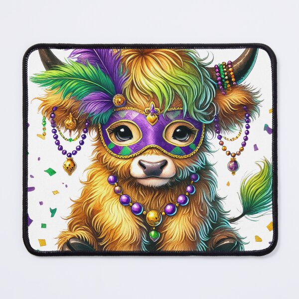 Item preview, Mardi Gras Carnival Shirt – Purple Green Gold Mask Design – New Orleans Festival Party Tee designed and sold by Inkvado.