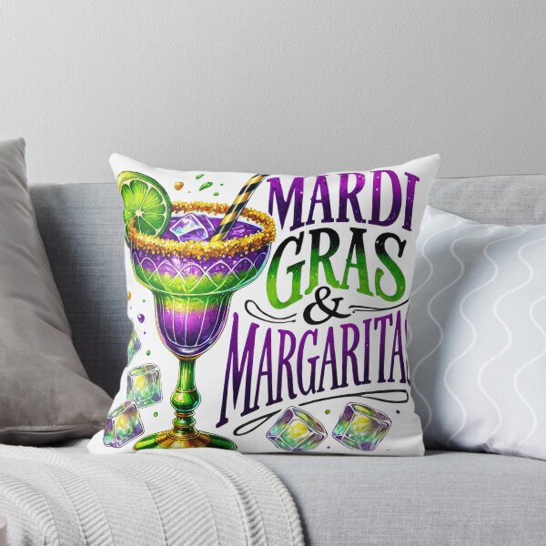 Item preview, Retro Mardi Gras Carnival Tee – Purple Green Gold Festival Design for Fat Tuesday & NOLA Parade designed and sold by Inkvado.