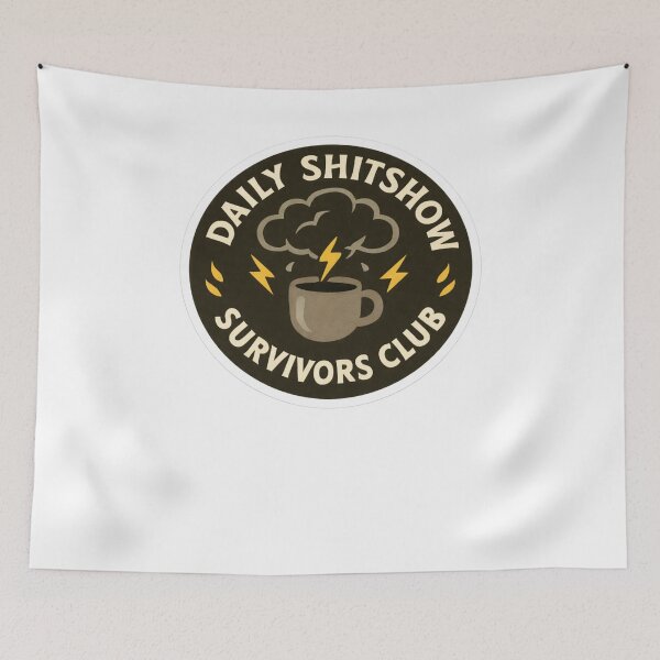 Item preview, Daily Shitshow Survivors Club designed and sold by krystalRomanart.