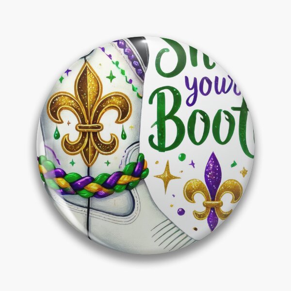 Item preview, Retro Mardi Gras Carnival Tee – Purple Green Gold Festival Design for Fat Tuesday & NOLA Parade designed and sold by Inkvado.