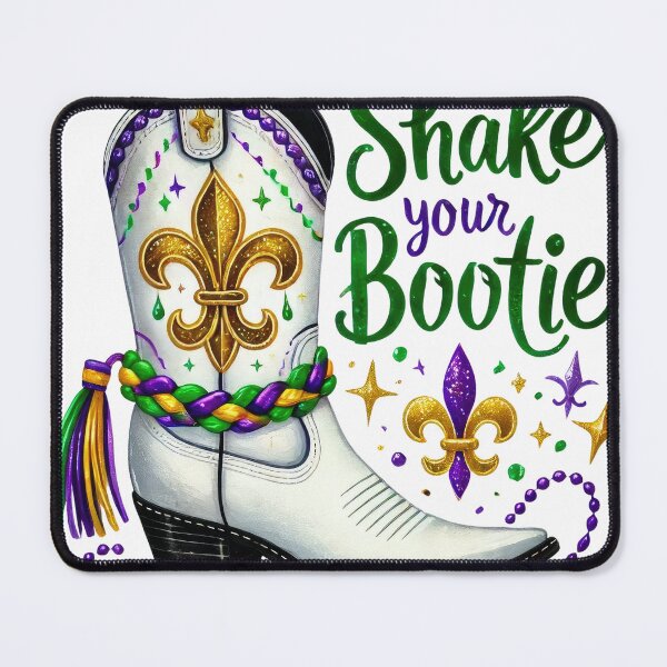 Item preview, Retro Mardi Gras Carnival Tee – Purple Green Gold Festival Design for Fat Tuesday & NOLA Parade designed and sold by Inkvado.