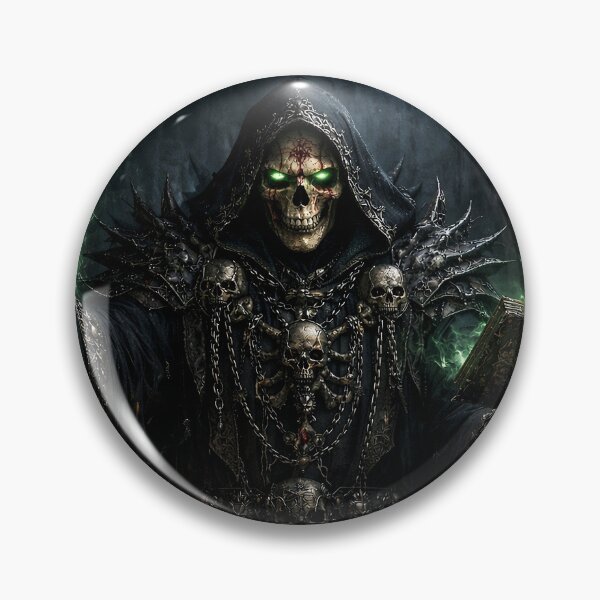 Item preview, Skeleton necromancer at summoning altar designed and sold by CorpusErectus.