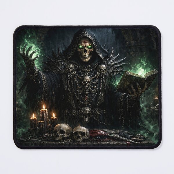 Item preview, Skeleton necromancer at summoning altar designed and sold by CorpusErectus.