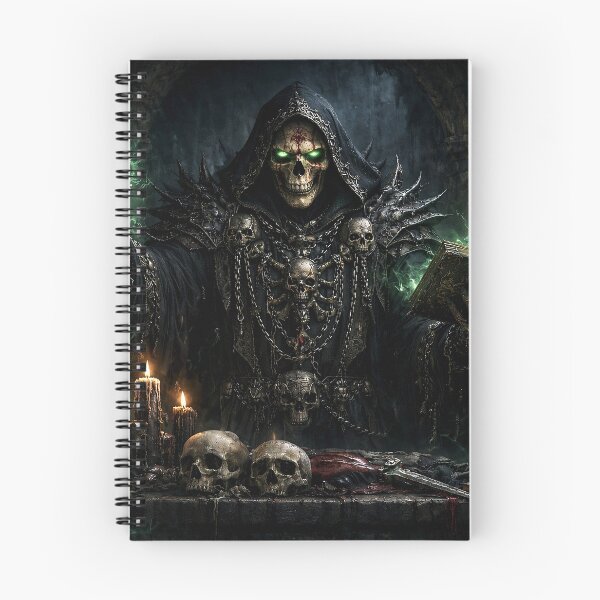Item preview, Skeleton necromancer at summoning altar designed and sold by CorpusErectus.