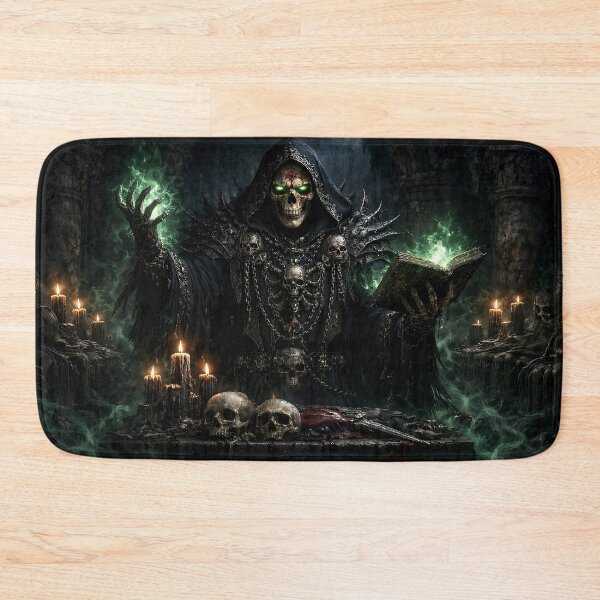 Item preview, Skeleton necromancer at summoning altar designed and sold by CorpusErectus.