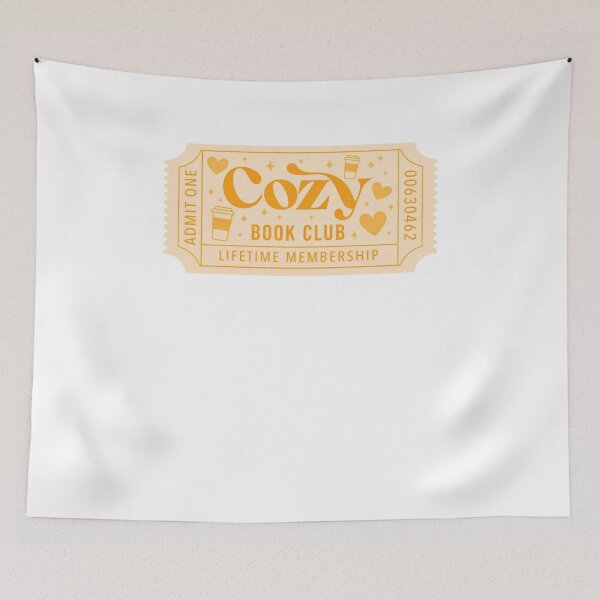 Item preview, Cozy Book Club Lifetime Membership designed and sold by krystalRomanart.