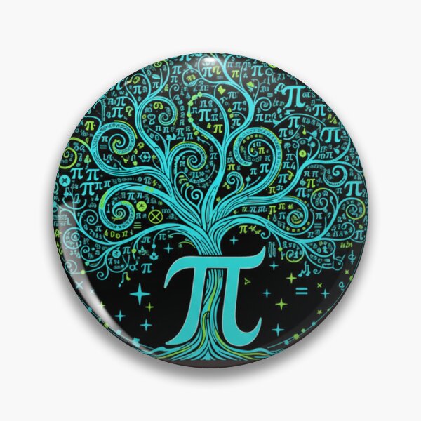 Item preview, Infinite Pi Number Tree - Aesthetic Math & Science Art designed and sold by Fatomfatom.
