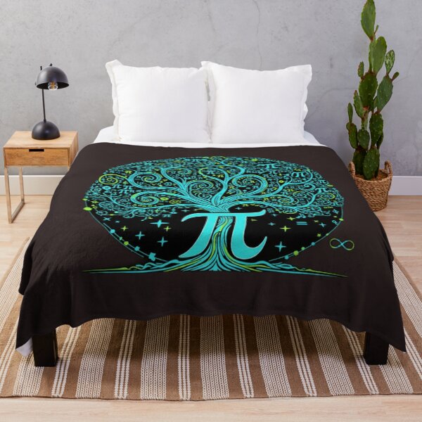 Item preview, Infinite Pi Number Tree - Aesthetic Math & Science Art designed and sold by Fatomfatom.