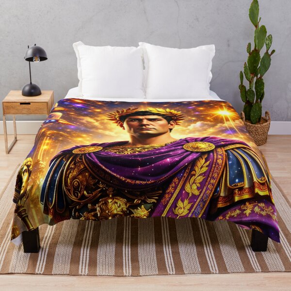 Item preview, Augustus Caesar – Futuristic Emperor Art designed and sold by EASNFTCOL.