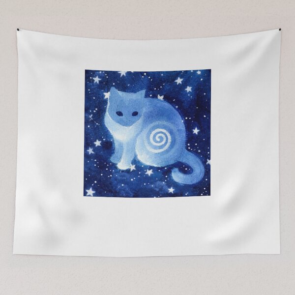 Item preview, Celestial Swirl Cat designed and sold by krystalRomanart.